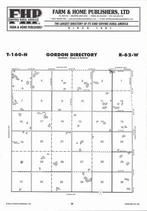 Gordon Township Directory Map, Cavalier County 2007